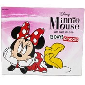Wholesale - MINNIE MOUSE 12 DAYS OF SOCKS BOX SET SIZE 4-6, UPC: 193159145491